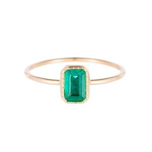 Jennie Kwon Designs Emerald Wish Ring Size 7